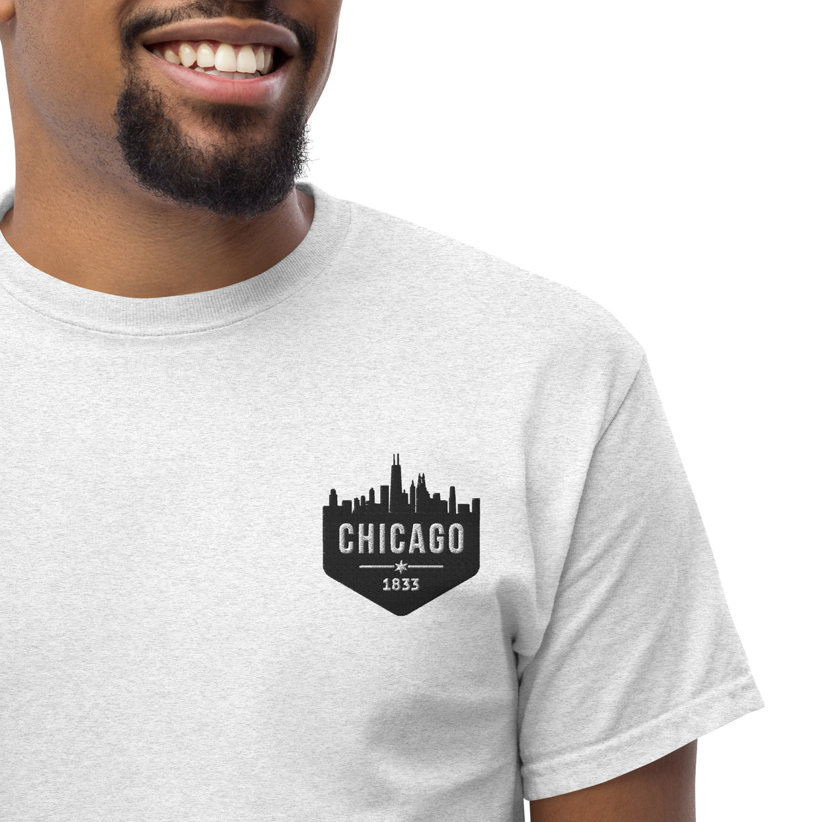 Men's Classic Tee | Embroidered Chicago White Sox Theme Patch