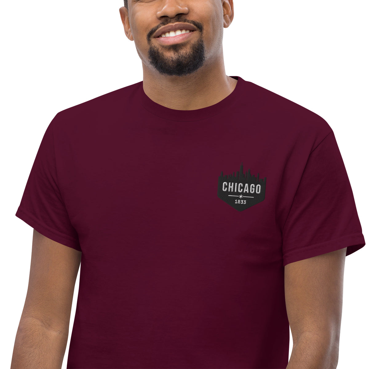 Men's Classic Tee | Embroidered Chicago White Sox Theme Patch