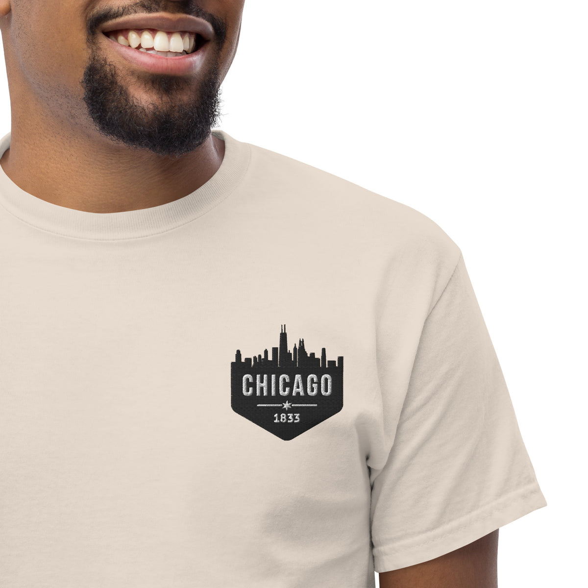 Men's Classic Tee | Embroidered Chicago White Sox Theme Patch