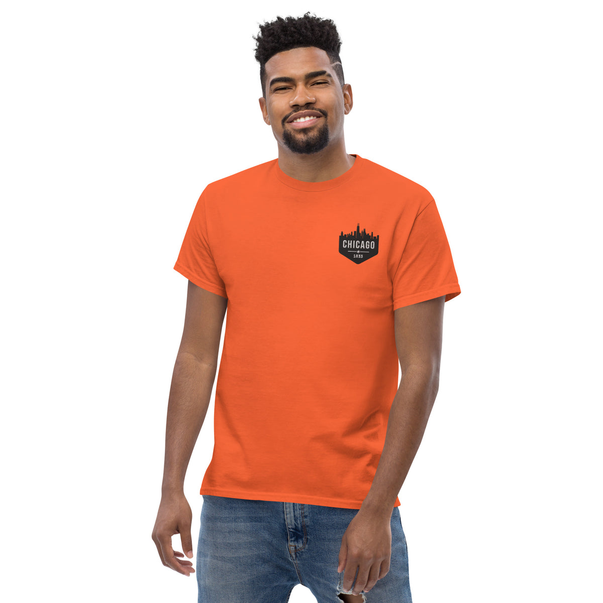 Men's Classic Tee | Embroidered Chicago White Sox Theme Patch