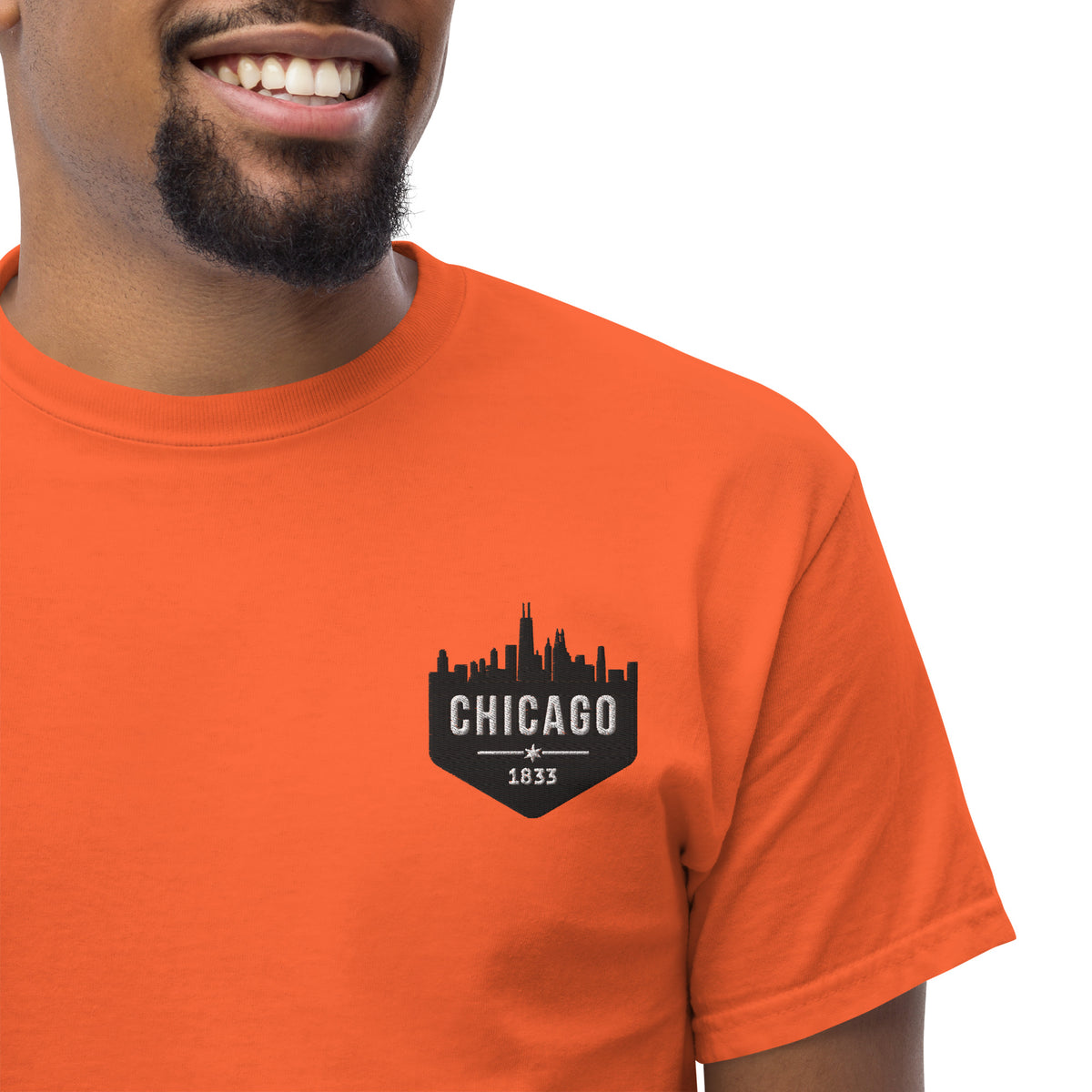Men's Classic Tee | Embroidered Chicago White Sox Theme Patch