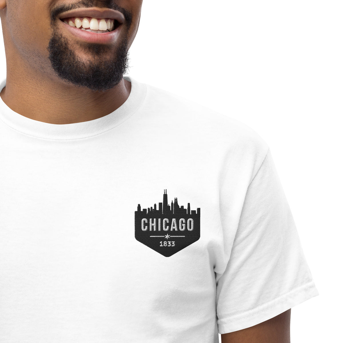 Men's Classic Tee | Embroidered Chicago White Sox Theme Patch