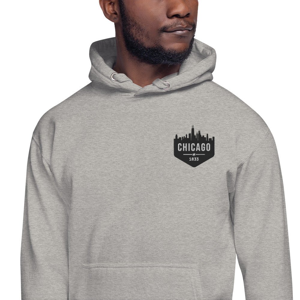 Men's Hoodie | Embroidered Chicago White Sox Theme Patch
