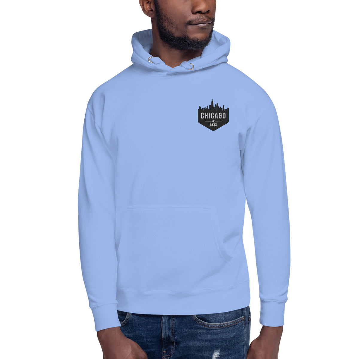 Men's Hoodie | Embroidered Chicago White Sox Theme Patch