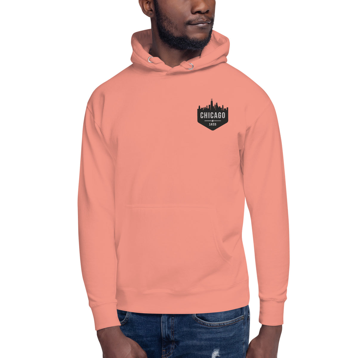 Men's Hoodie | Embroidered Chicago White Sox Theme Patch
