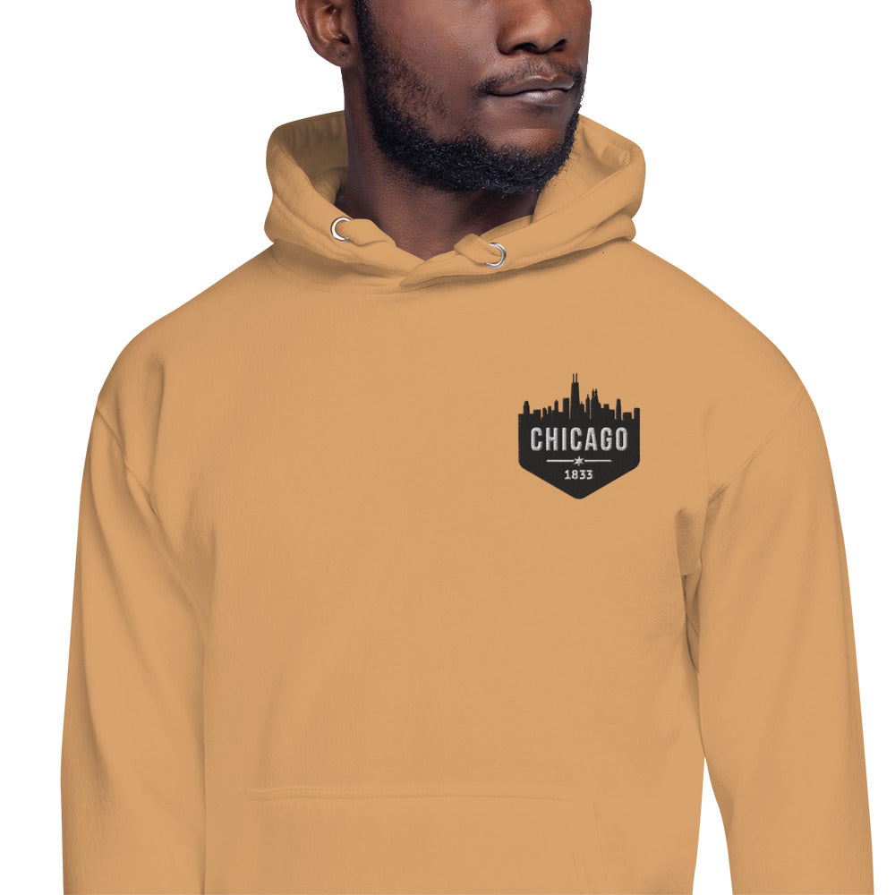 Men's Hoodie | Embroidered Chicago White Sox Theme Patch