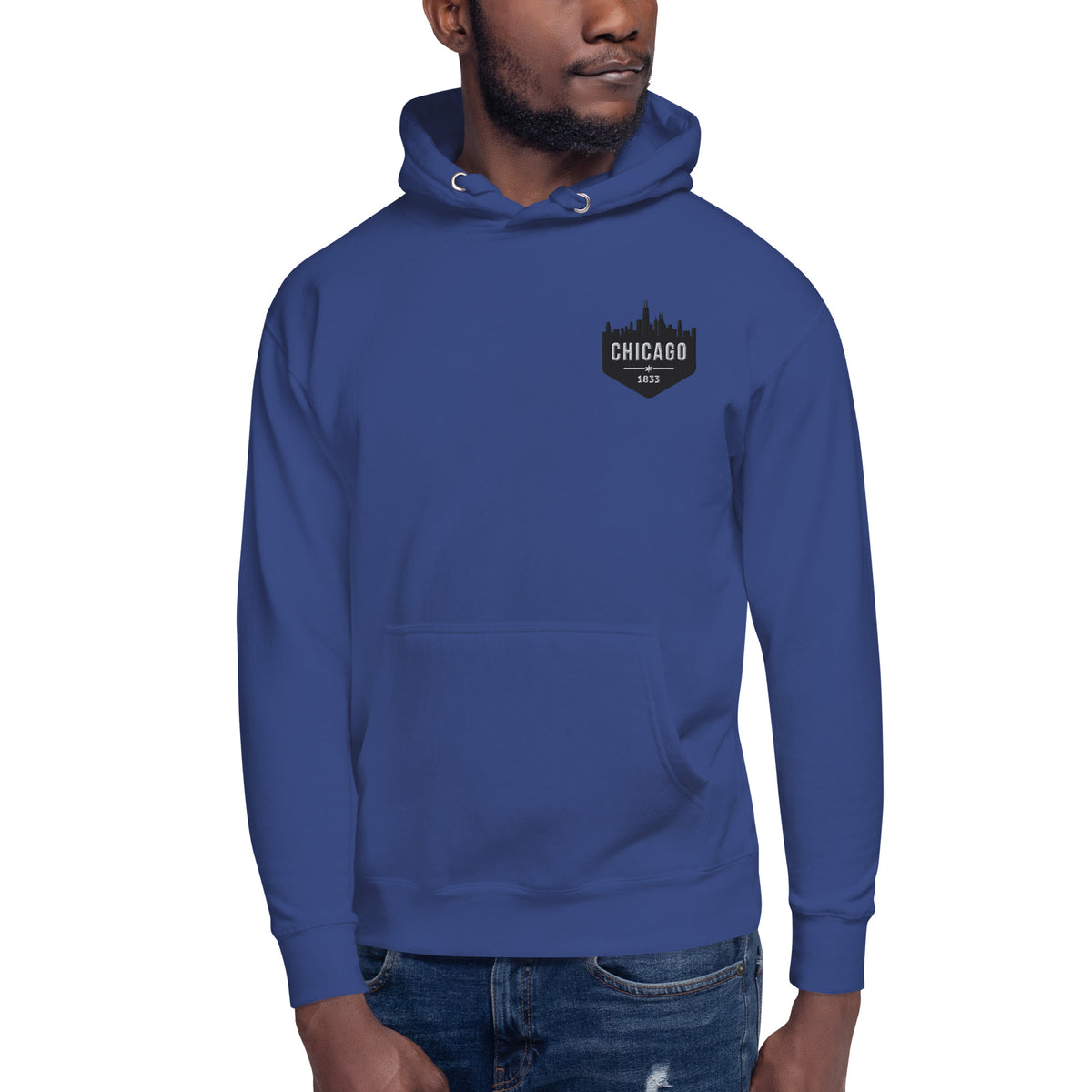 Men's Hoodie | Embroidered Chicago White Sox Theme Patch